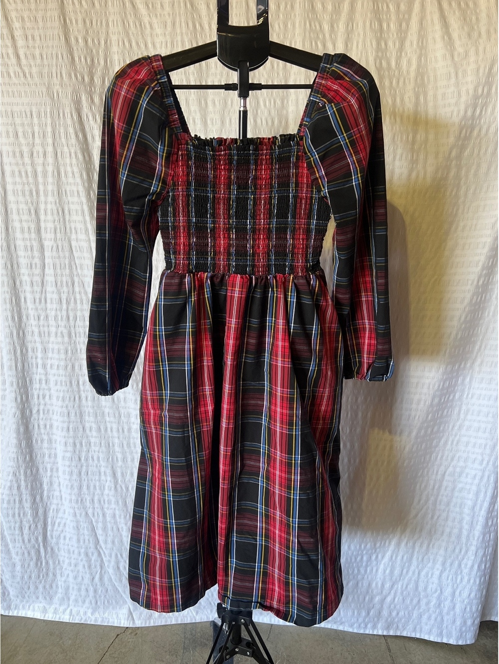 Draper James RSVP Sz Sm Plaid Midi Dress